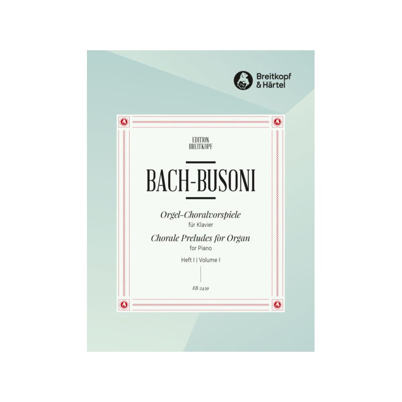 partition bach bussoni preludes chorals