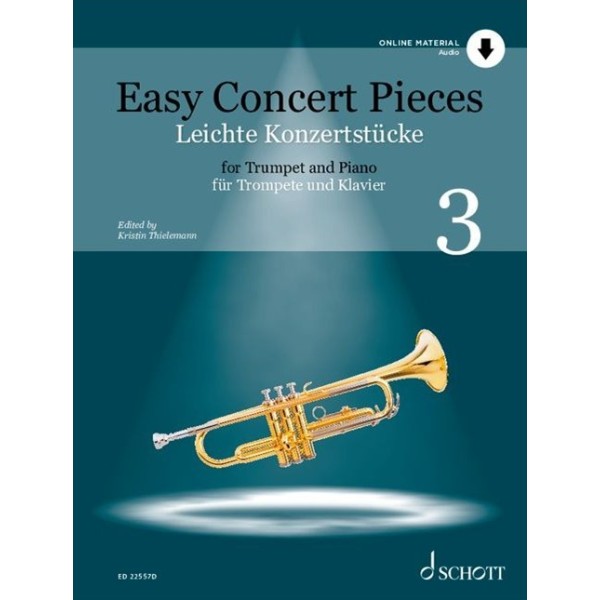 partition easy concert pieces 3 trompette