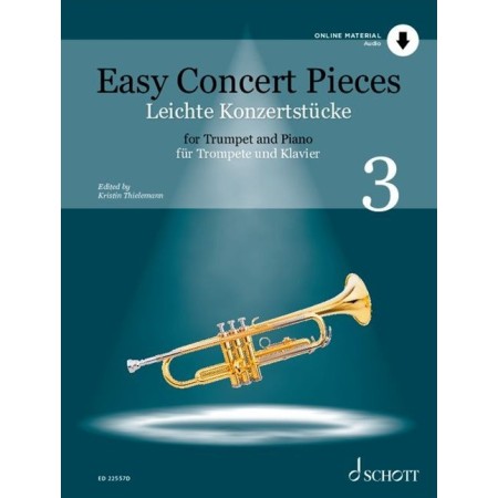 partition easy concert pieces 3 trompette