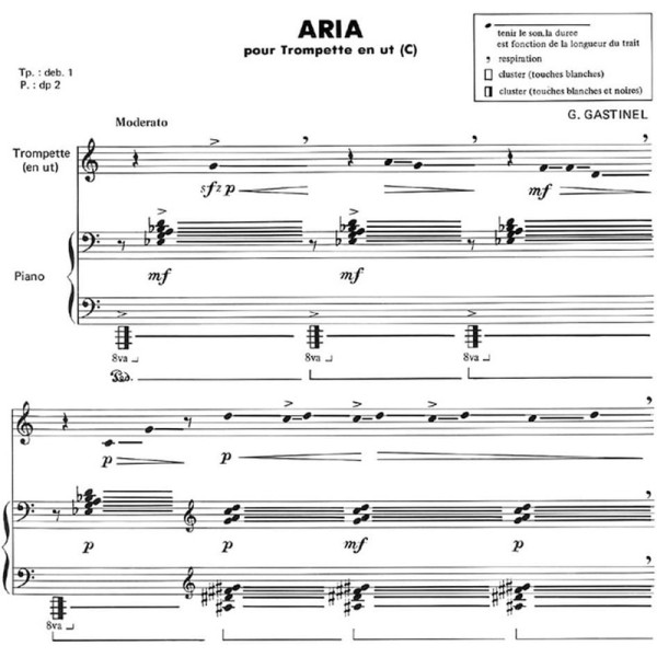 partition aria de gastinel