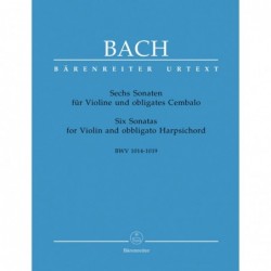 Partition BACH Sonates pour violon