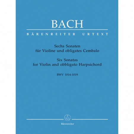 Partition BACH Sonates pour violon