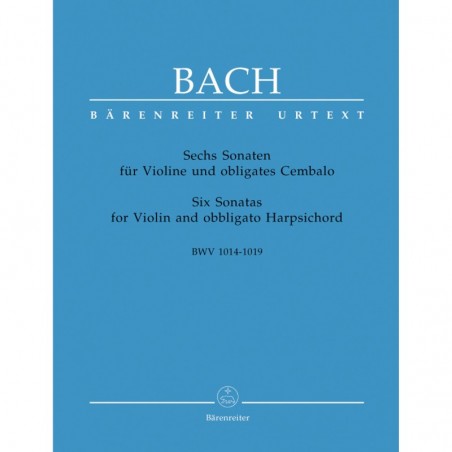 Partition BACH Sonates pour violon