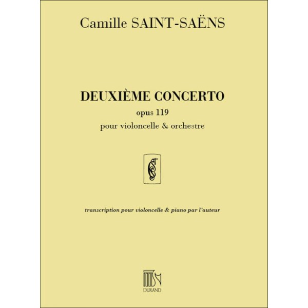 partition concerto violoncelle n2 de saint saens