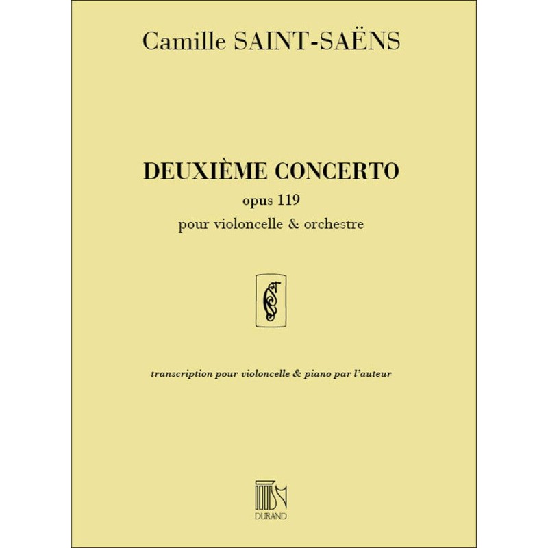 partition concerto violoncelle n2 de saint saens