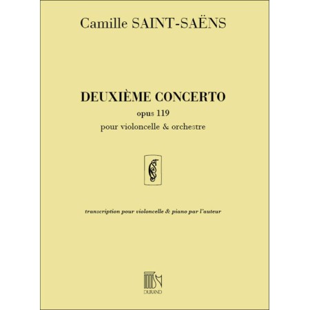 partition concerto violoncelle n2 de saint saens