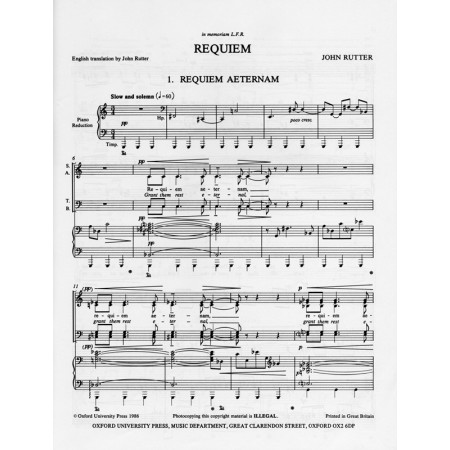 partition requiem de rutter