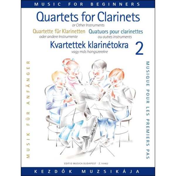 partition quartets for clarinets volume 2