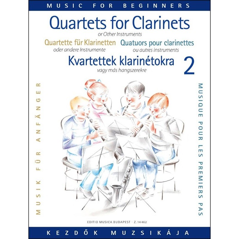 partition quartets for clarinets volume 2