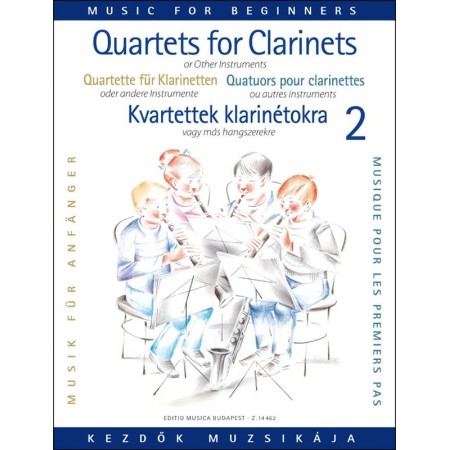 partition quartets for clarinets volume 2