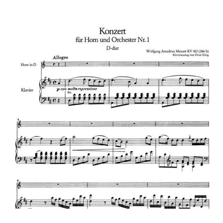 partition mozart concerto n1
