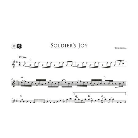 partition irlandaise flute a bec