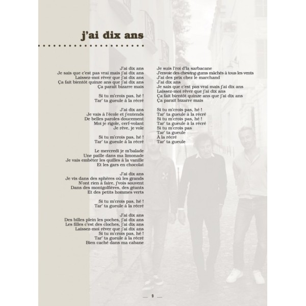 partition alain souchon ours pierre