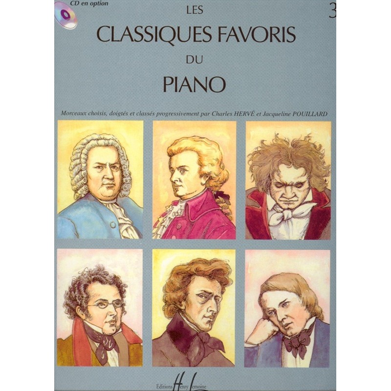 partitions les classiques favoris du piano avignon