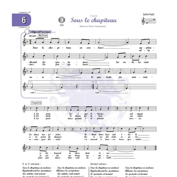 partition chansons enchantees volume 1
