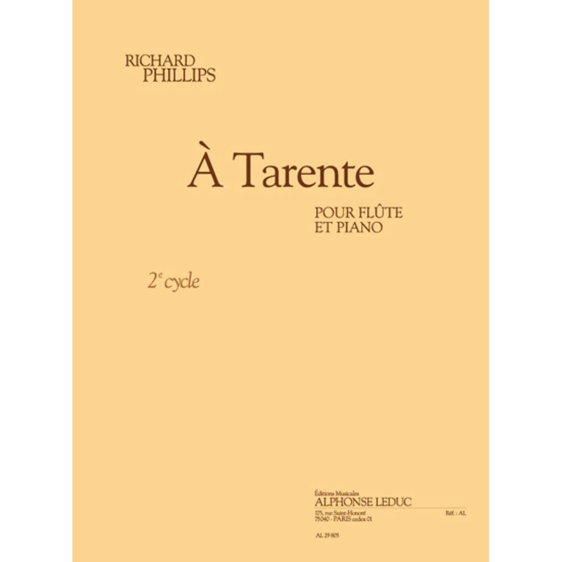 partition a tarente pour flute traversiere