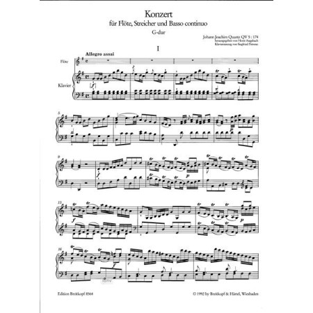 partition concerto flute sol majeur de quantz