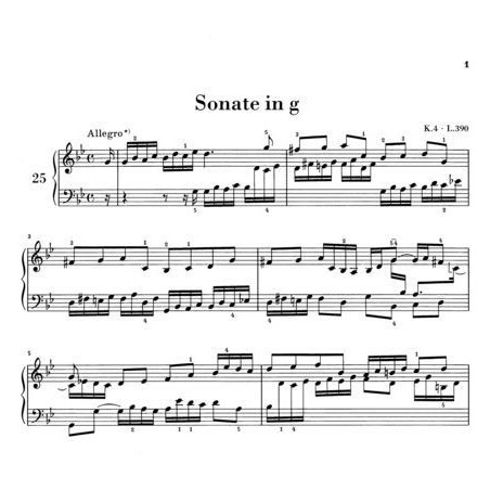 scarlatti sonates piano partition