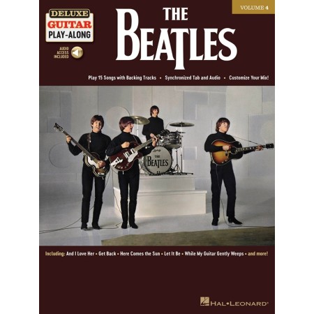 partition deluxe guitar play along the beatles