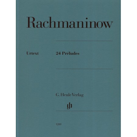 partition 24 preludes de rachmaninov