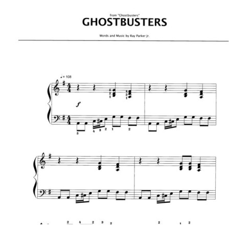 partition easy piano movie anthology