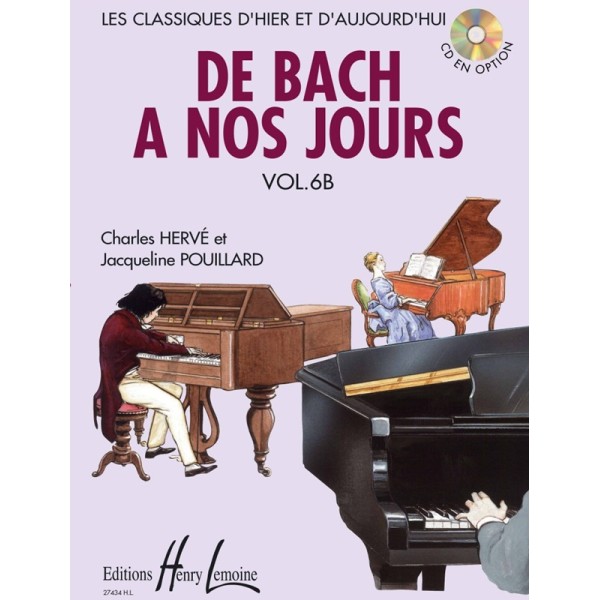 partition piano de bach a nos jours volume 6b