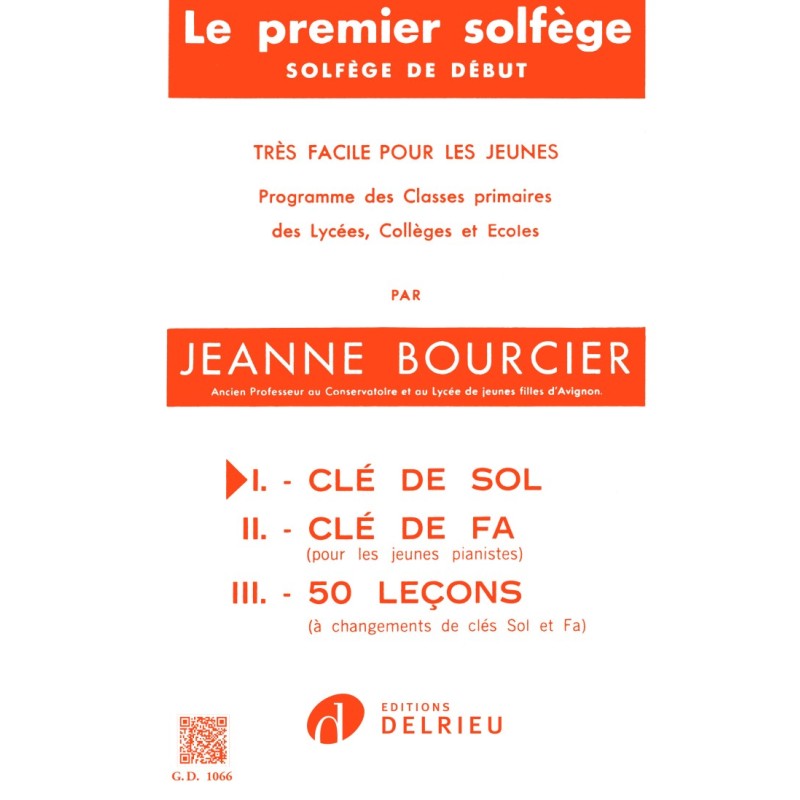 manuel jeanne bourcier premier solfege