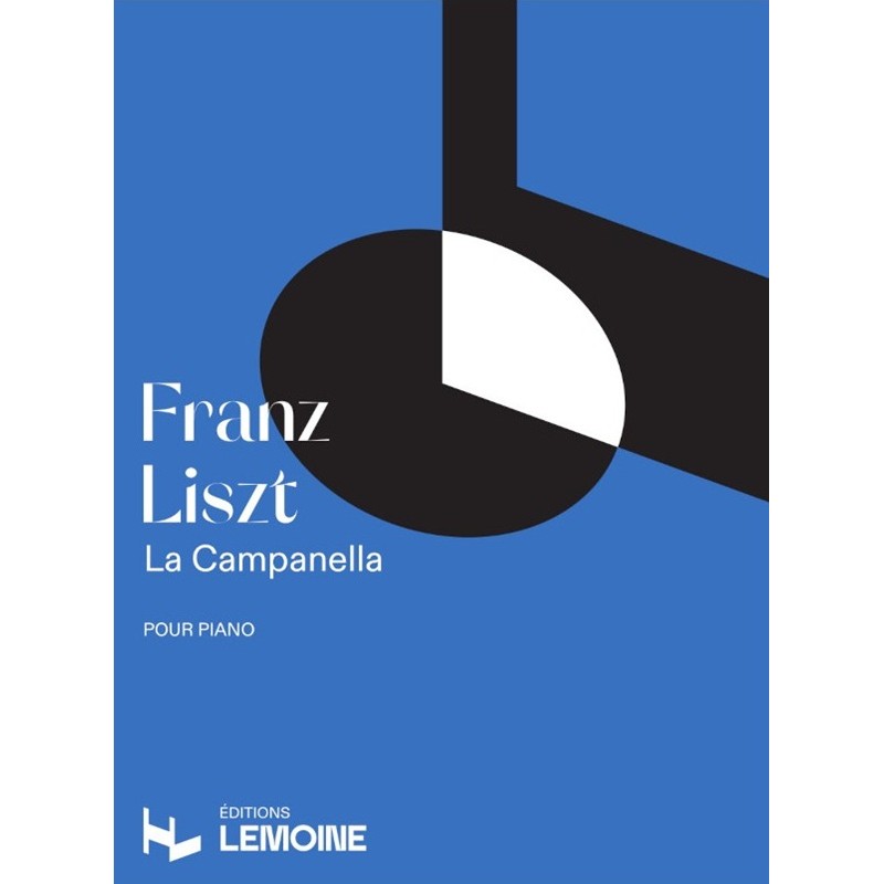 partition piano imprimée la campanella non simplifiee couverture