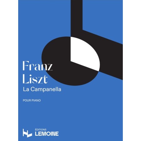 partition piano imprimée la campanella non simplifiee couverture