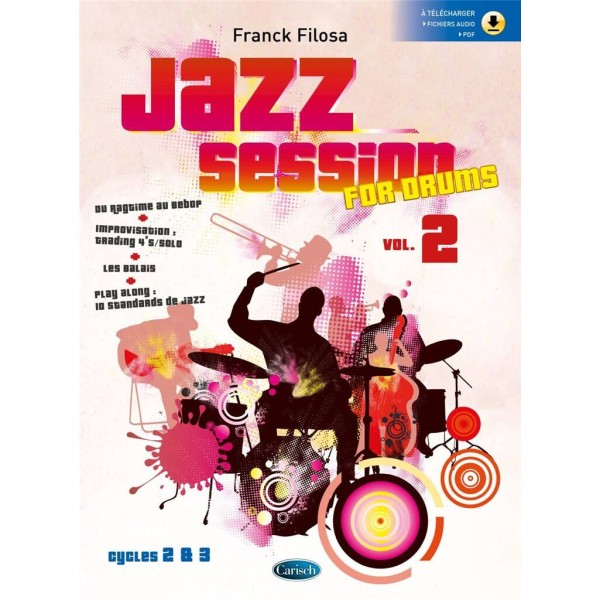 partition jazz session volume 2 de franck filosa couverture