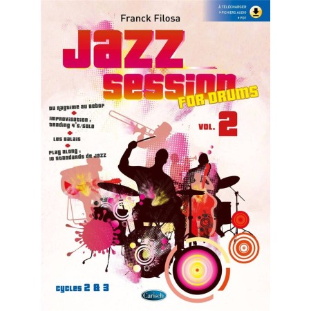 partition jazz session volume 2 de franck filosa couverture