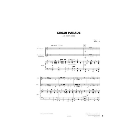 partition ebony au cirque extrait