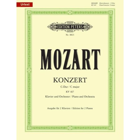 partition imprimée mozart concerto piano n21 couverture
