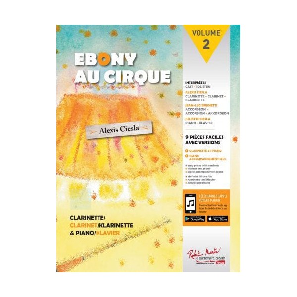 partition ebony au cirque couverture