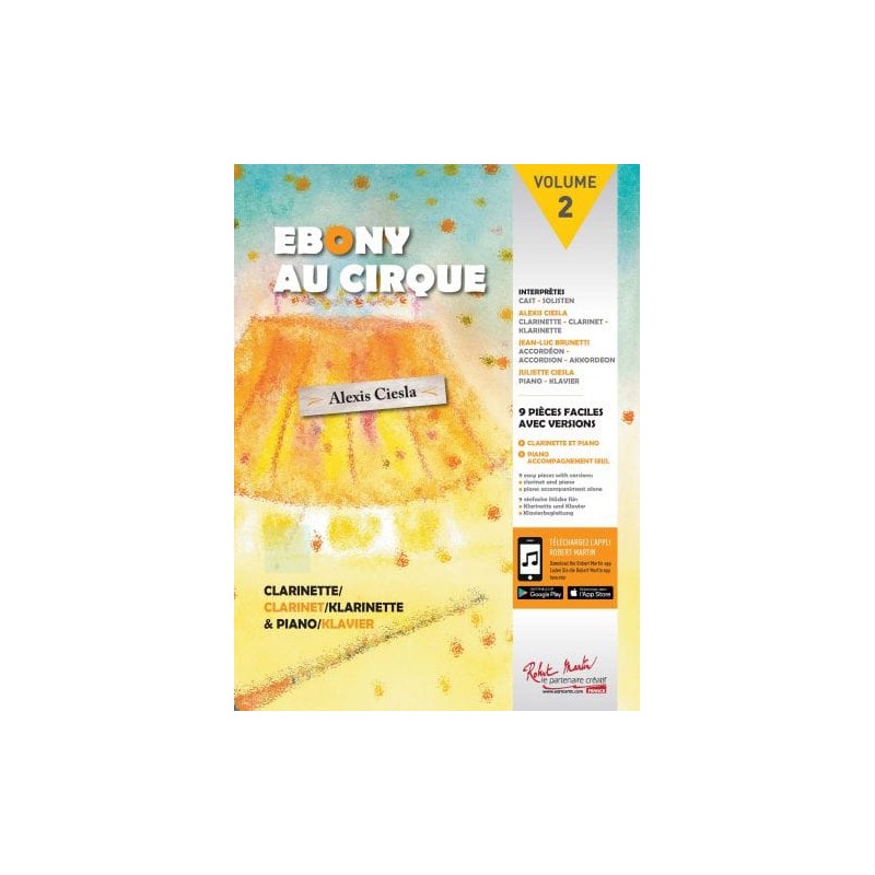 partition ebony au cirque couverture