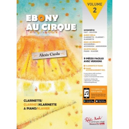 partition ebony au cirque couverture