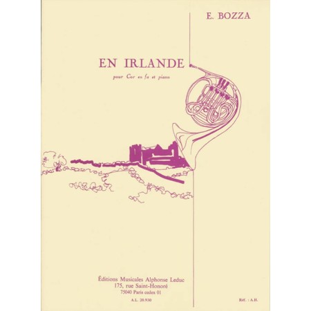 partition en irlande d eugene bozza couverture
