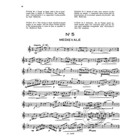 partition barboteu 20 etudes concertantes