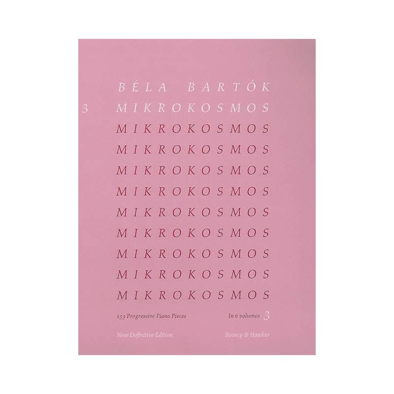 partition mikrokosmos volume 3 couverture