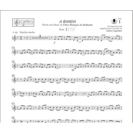 partition anthology flute a bec carisch