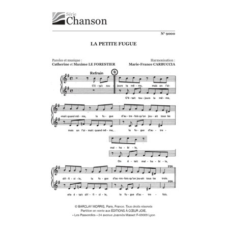 partition florilege choeur de femmes extrait