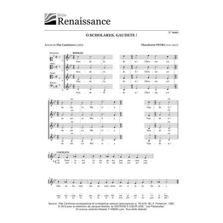 partition florilege choeur de femmes extrait