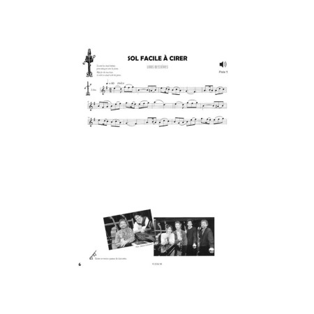 partition croc notes pour clarinette extrait