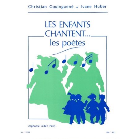partition les enfants chantent les poetes couverture gouinguene
