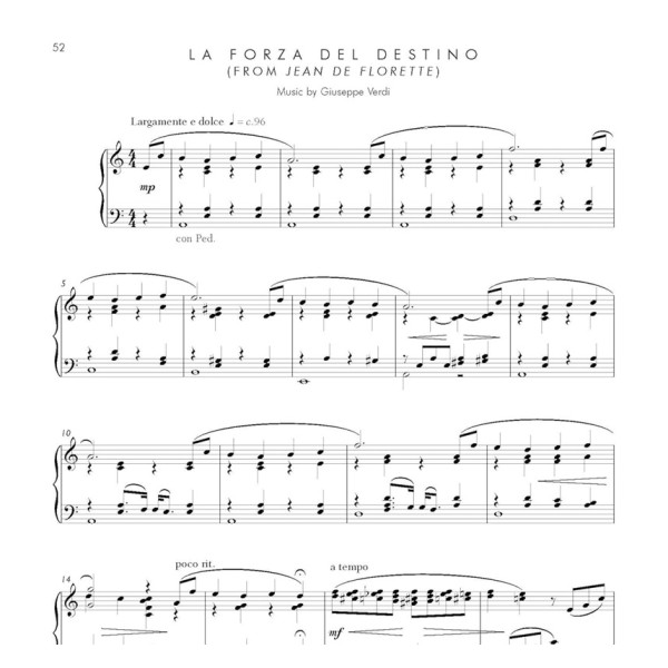 partition piano la force du destin