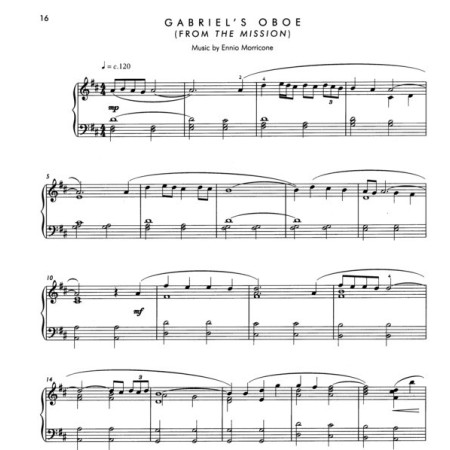 partition piano ennio morricone mission