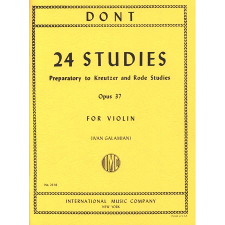 partition 24 etudes de dont par galamian