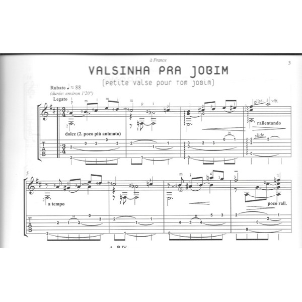 partition alain verite musiques du bresil extrait