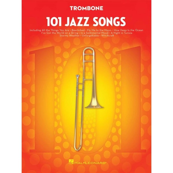partition 101 jazz songs for trombone couverture