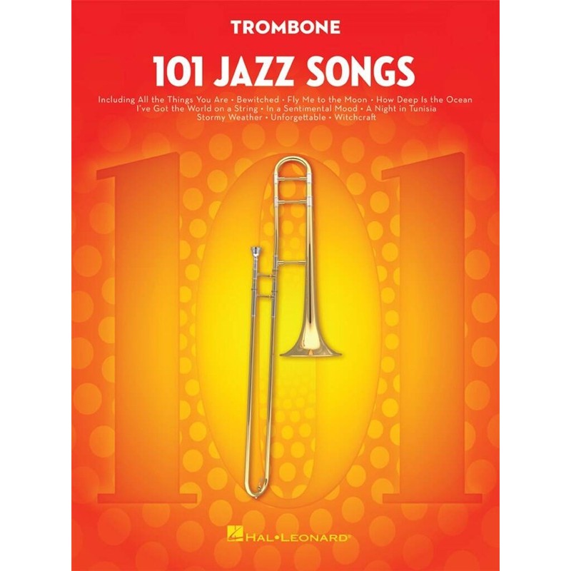 partition 101 jazz songs for trombone couverture